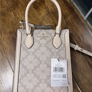 Kate Spade Cream Mini Bag with Structured Design